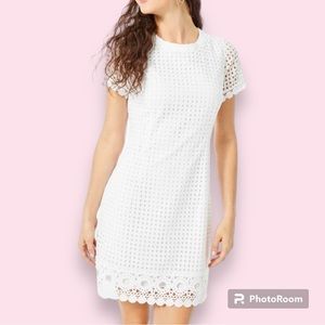 Lilly Pulitzer White Eyelet Jennifer Dress 0